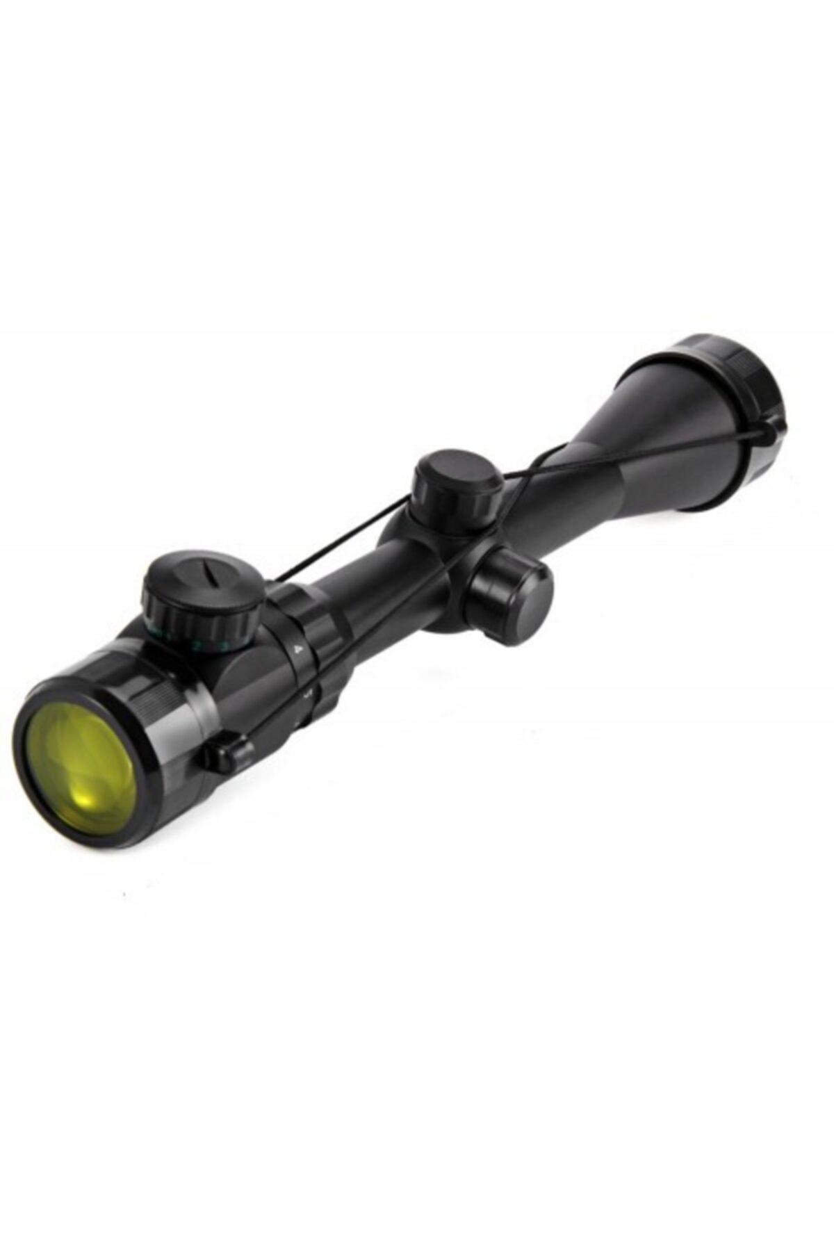 Nikula 3-9x40 Zoomlu Çift Işıklı Dürbünü Silah Montaj Kelepçeli