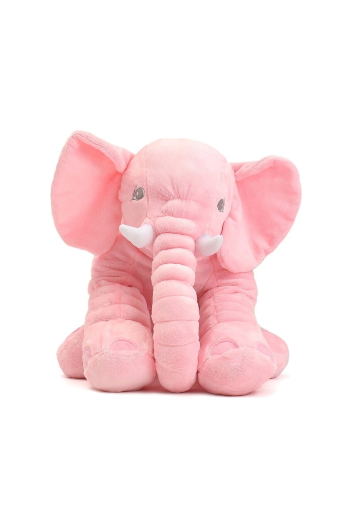 pambukcuk Uyku Arkadaşı Oyuncak Fil Polar Kumaş 65 cm pembe