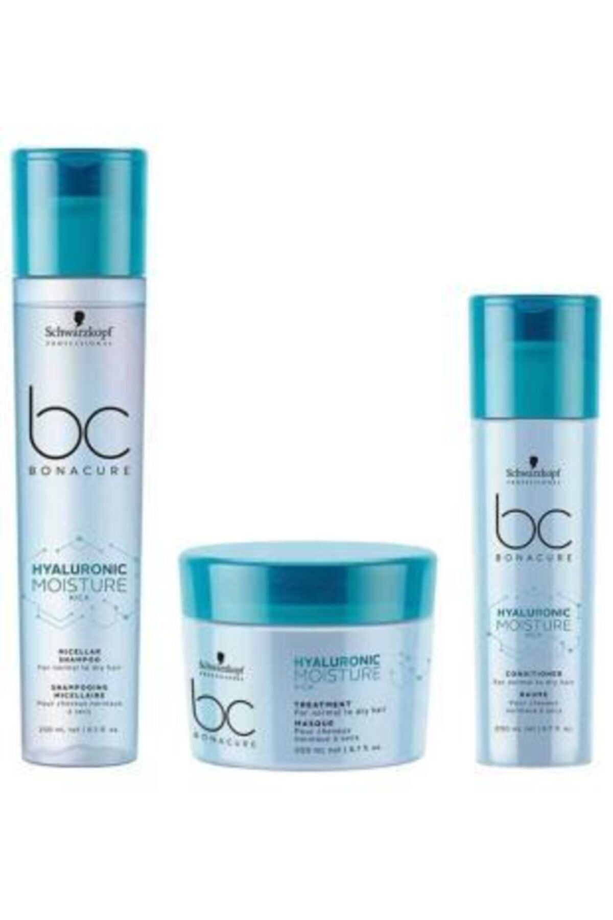 Bonacure Keyonline Bc Hyaluronic Nem Yükleme Şampuanı 250 Ml + Maske 200 Ml + Krem 200 Ml 4045787421048