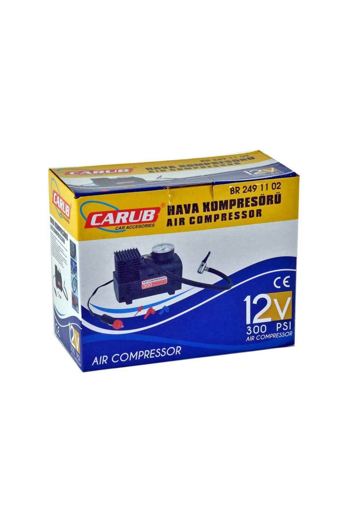 Carub 12v Hava Kompresörü 300 Psi Siyah Br2491102