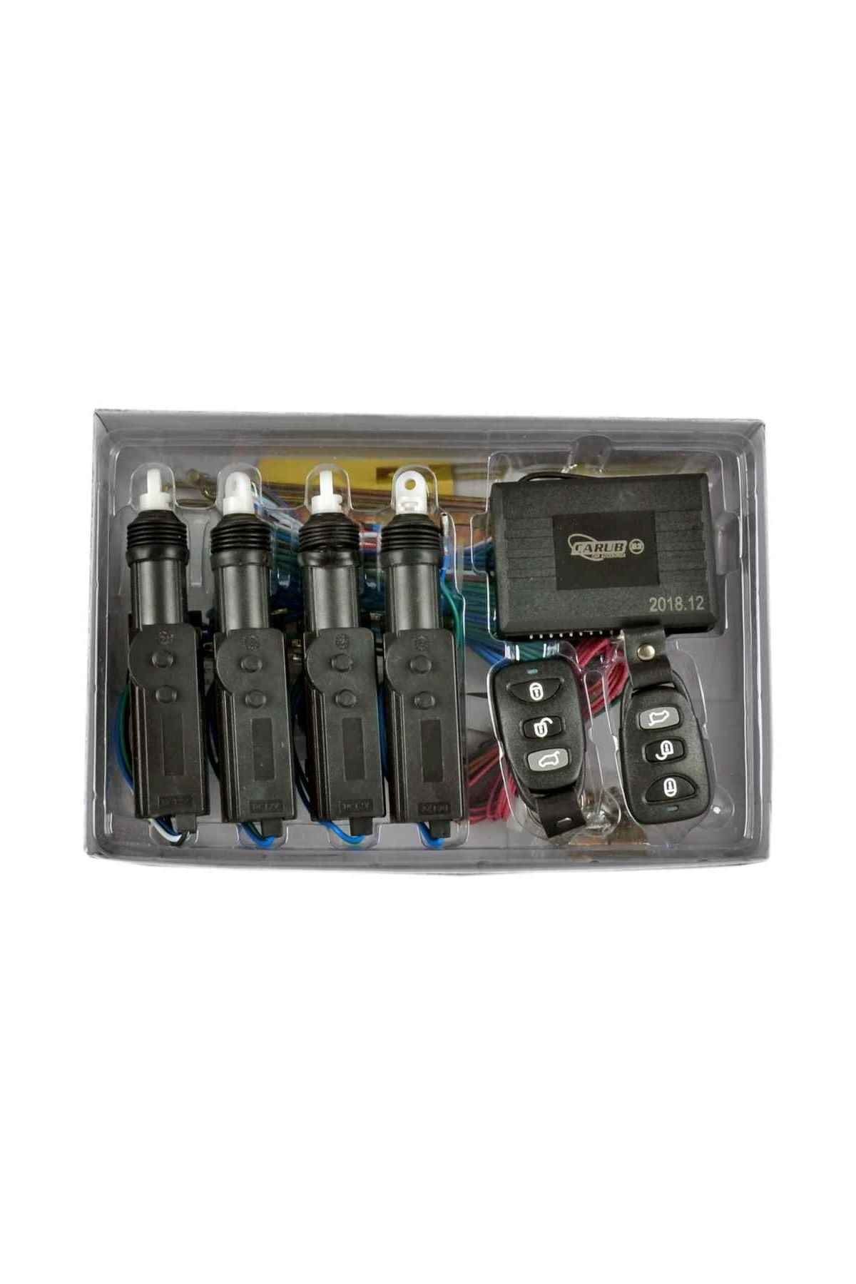 Carub 12v Merkezi Kilit Siyah Kemerli Kumandalı Br4600469