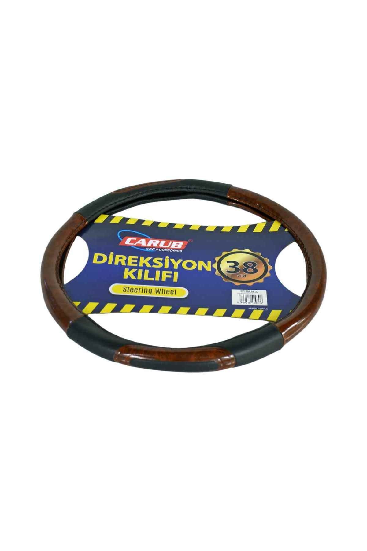 Carub Direksiyon Kılıfı 38 Cm Maun-siyah Br1840930