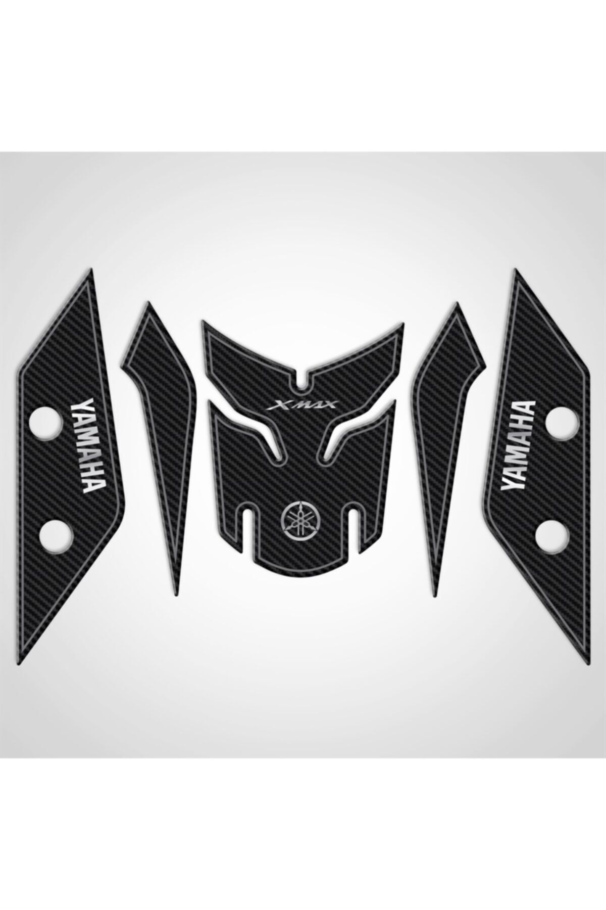 Redline Grafik Yamaha Xmax 2018-2021 Karbon Desen Çamurluk Pad