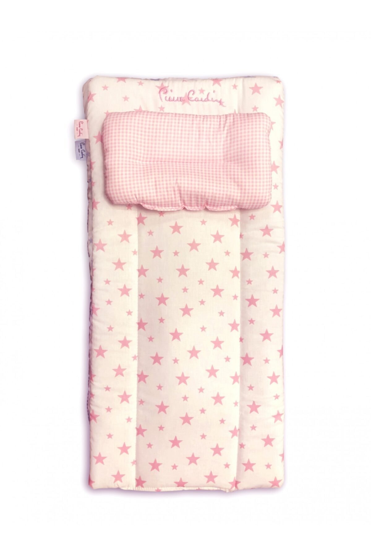 Pierre Cardin Lüks Nakışlı Alt Açma Minderi  Pembe