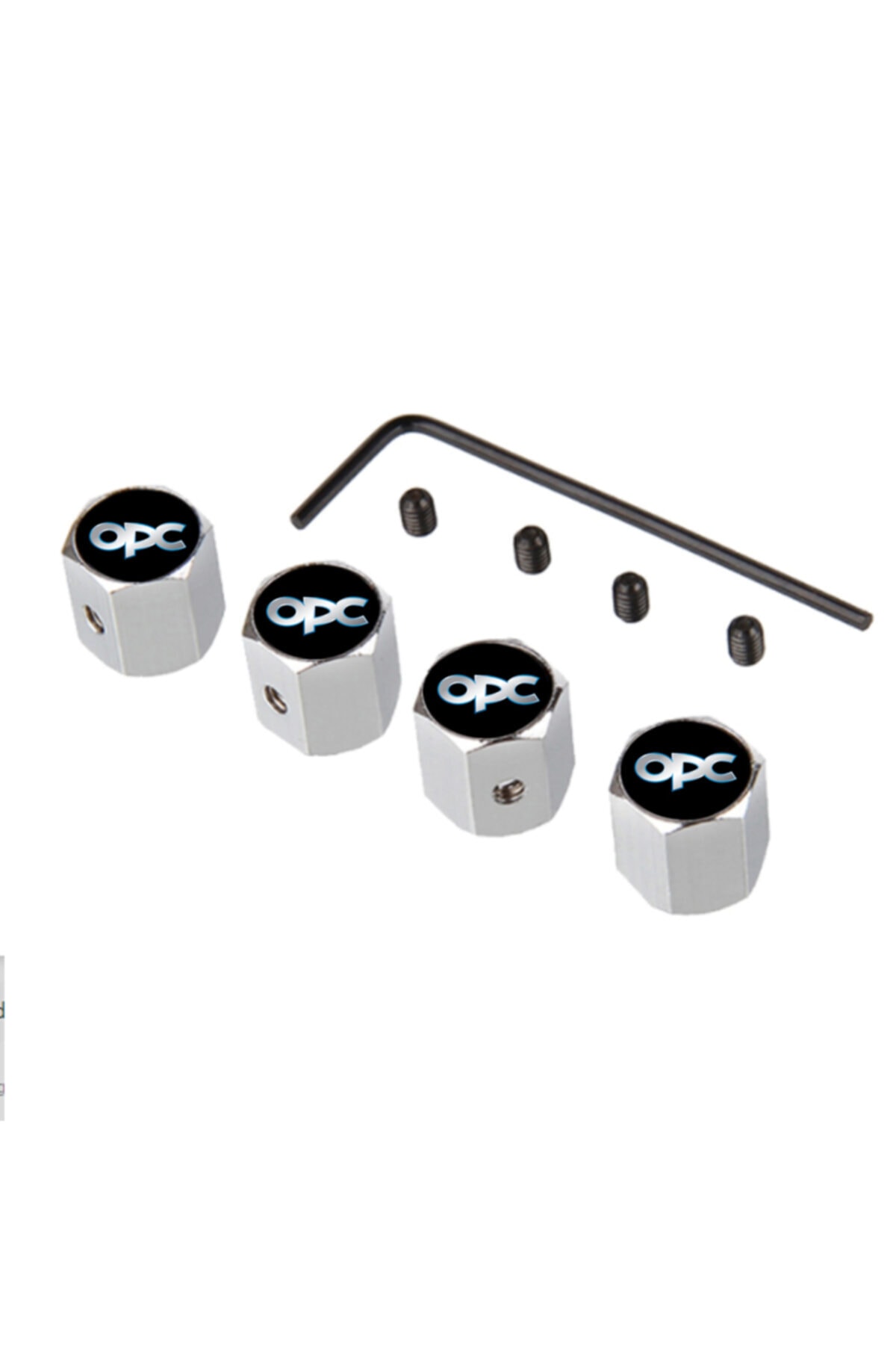 GARDENAUTO Opel Vectra B 1996-2002 Opc Logolu Krom Renk Kilitli Metal Sibop Kapağı