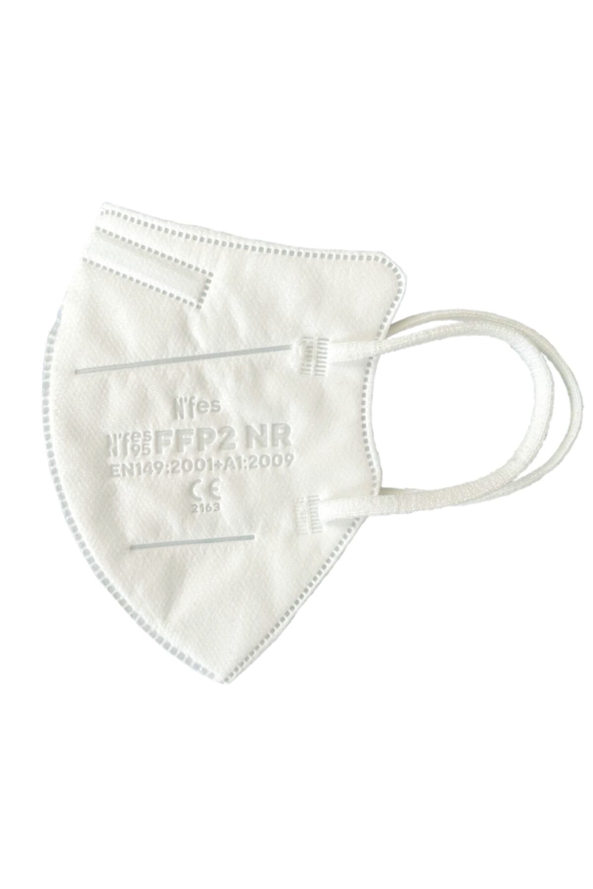 N'FES N95 MASK N95 Çocuk Genç Maskesi Beyaz 50 Adet