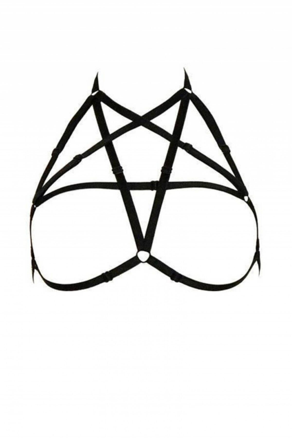 Dreamsshop Göğüs Bölgesi Şık Pentagram Harness - Apft170