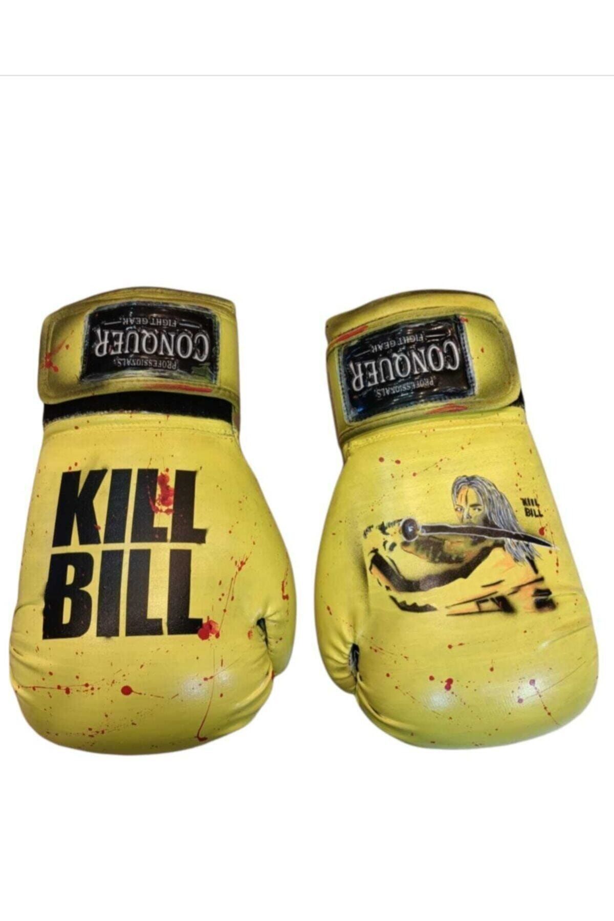 Conquer Classic Kill Bill Yellow Pu Boks Eldiveni