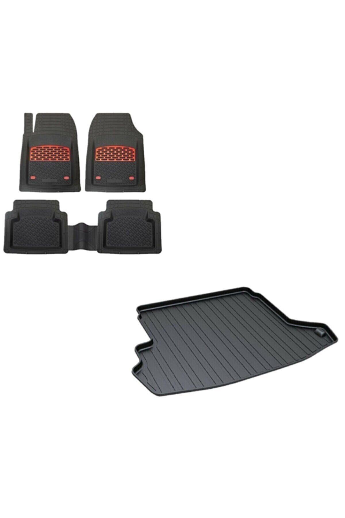 TEAMCAR Seat Ibiza Hb Uyumlu 2016 Model 3d Bagaj Havuzu+3d Havuzlu Paspas Takımı