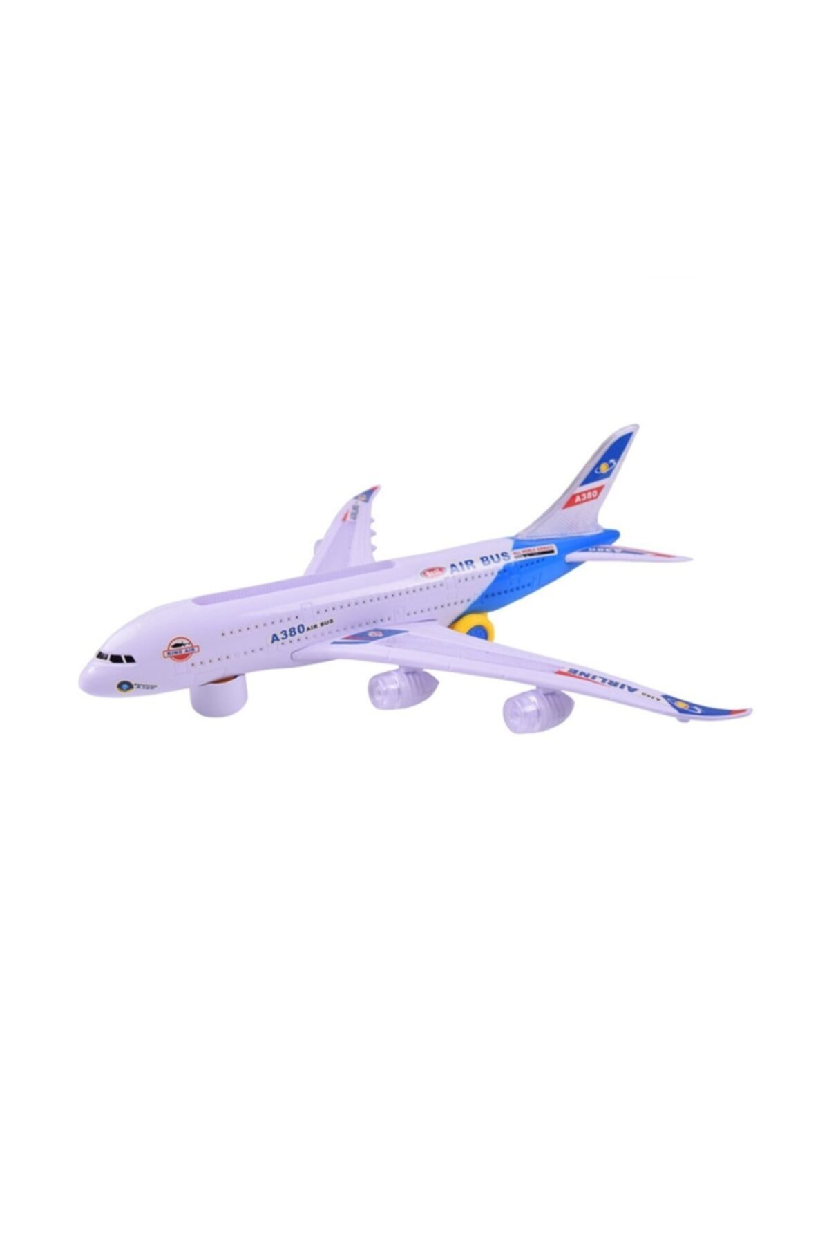 Efe Toys 168 Airbus Pilli Işıklı Sesli Çarp-Dön Uçak