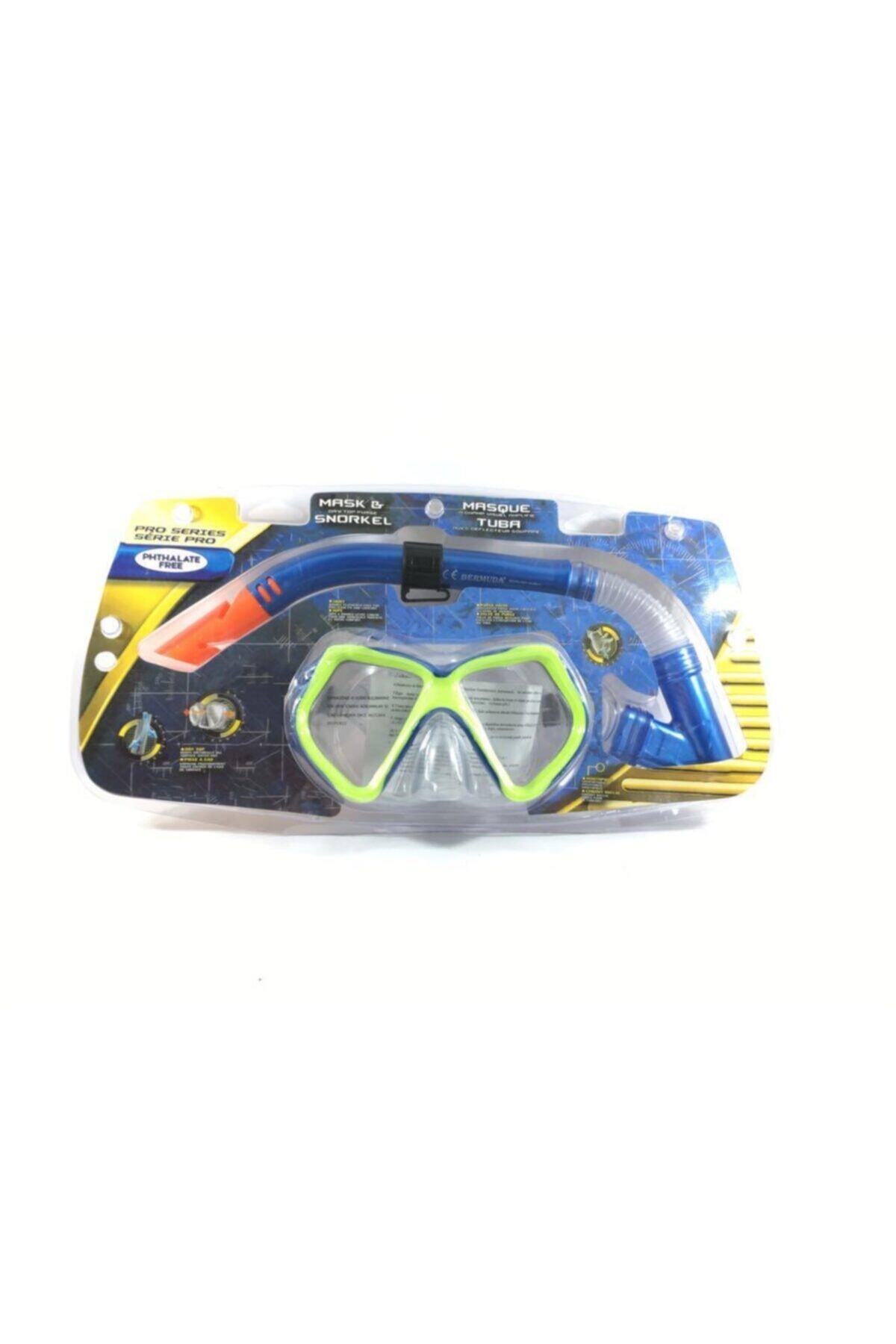 Bernam Butik Maske Snorkel Seti Su Tahliyeli - 2317a/121