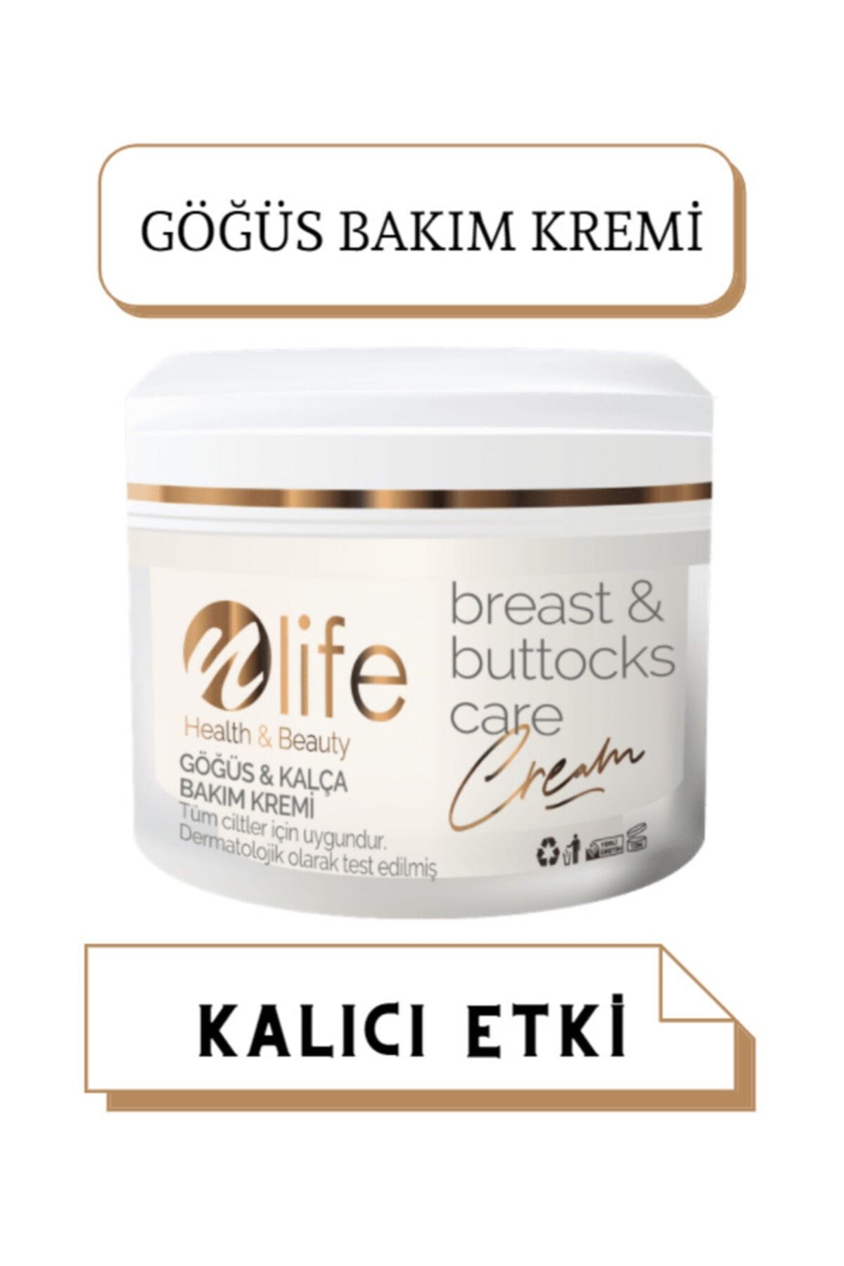 NLife Göğüs Kalça Bakım Kremi 150 ml