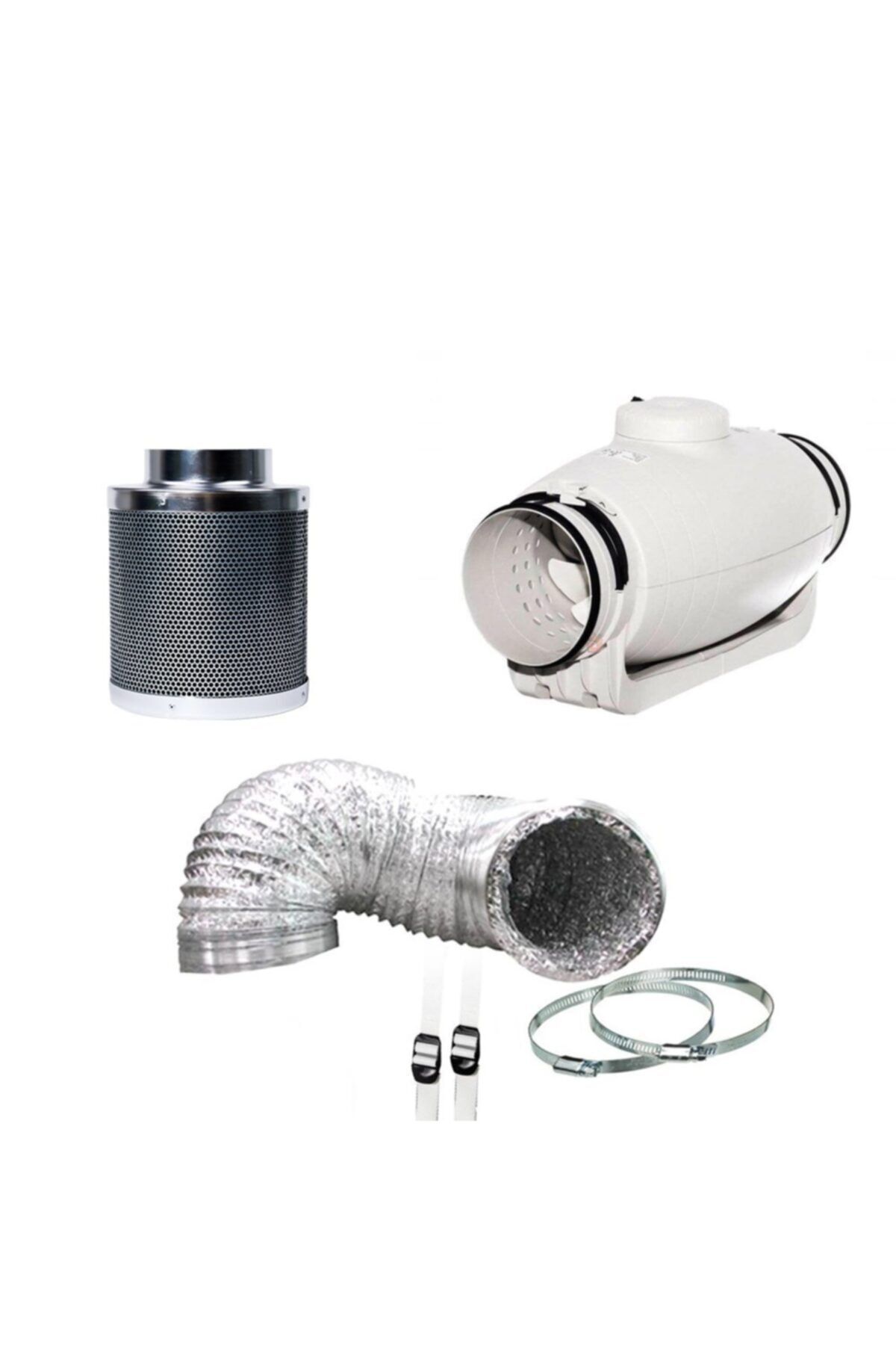 VİVA 330 M3 Udwells Karbon Filtre Sessiz Fan Set