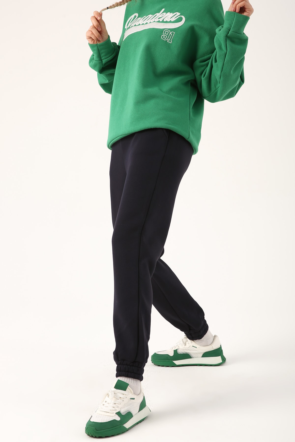 ALLDAY Lacivert Jogger Polarlı Eşofman Altı