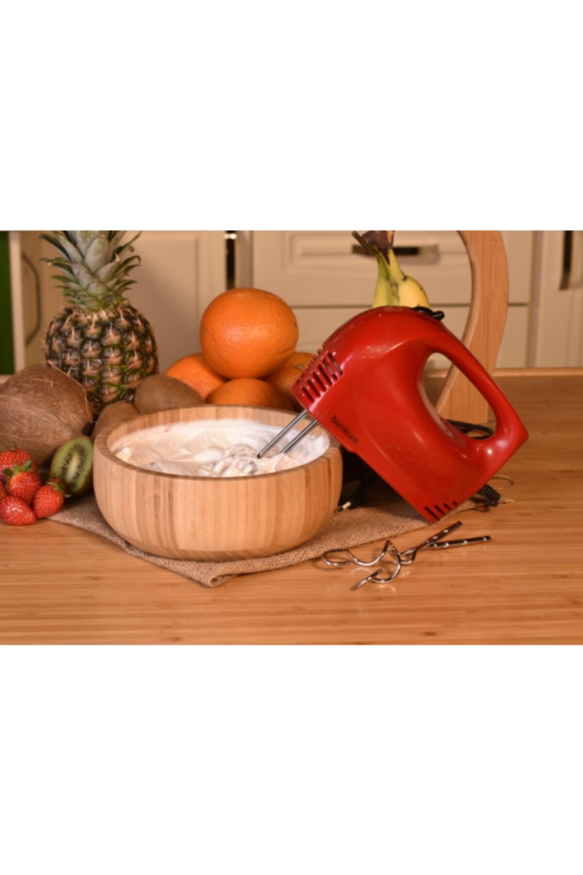 WARRANTY KITCHEN Smart 300 Watt El Mikseri Kırmızı