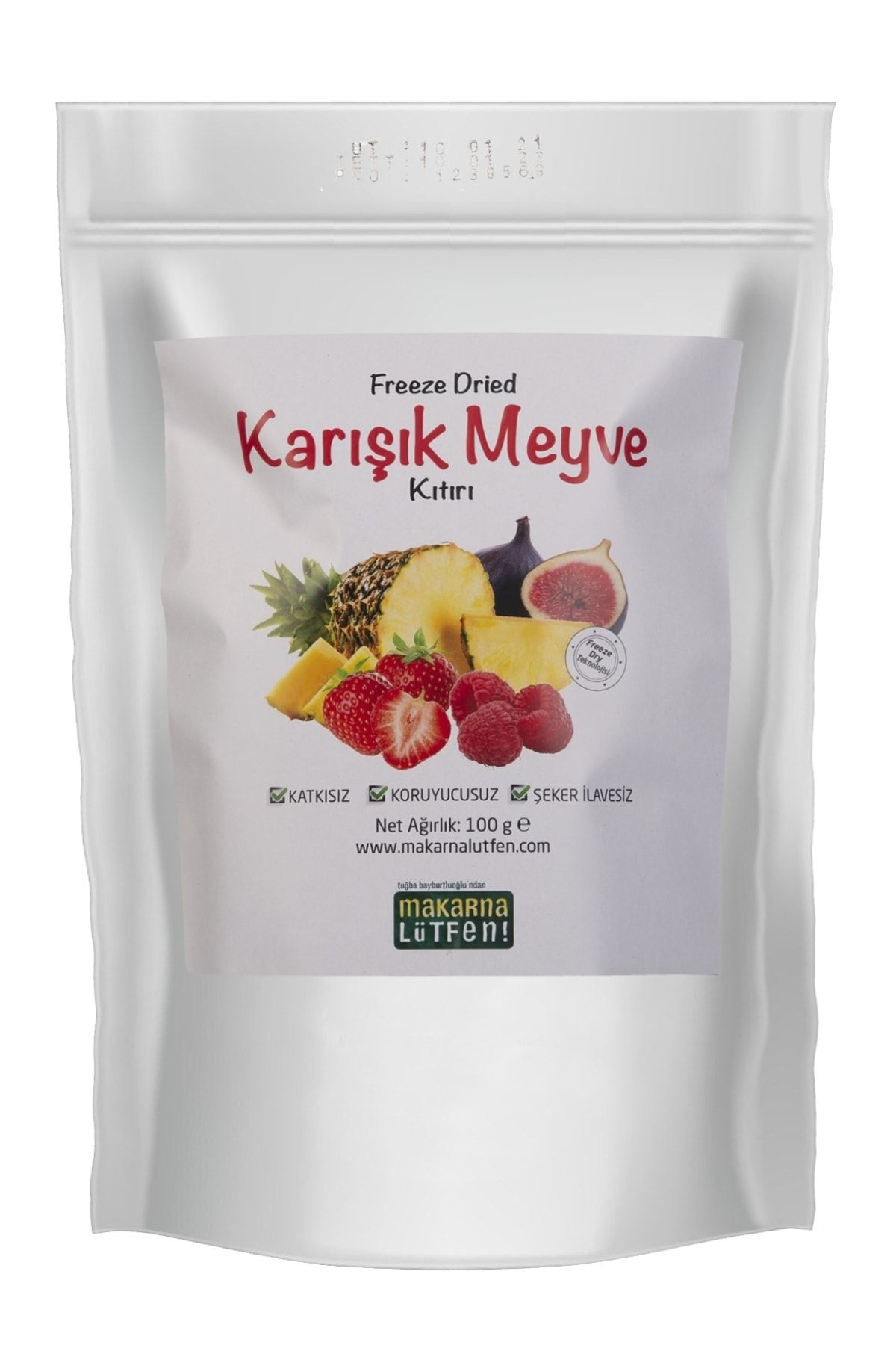 Makarna Lütfen Gökkuşağı Meyveleri Kıtırı (astronot Meyveleri - 100 G)