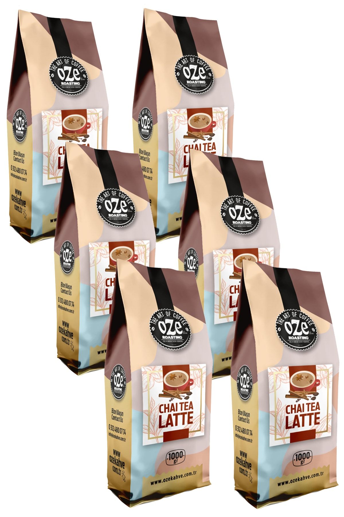 OZE KAHVE Chai Tea Latte 1000 X6 Gr