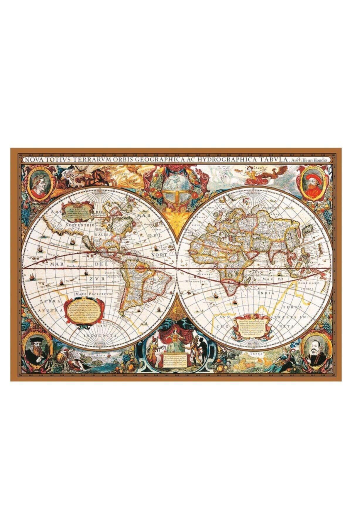 akids Fırsat Ks 17th Centruy World Map 2000 Parça Puzzle