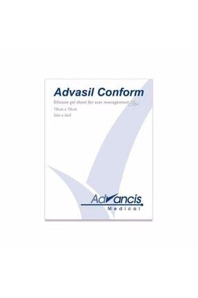 Advasil Conform 10cm X 10cm Silikon Jel Tabaka Skar – Keloid – Yanık – Iz - Yara Örtüsü X 1 Adet Image 0