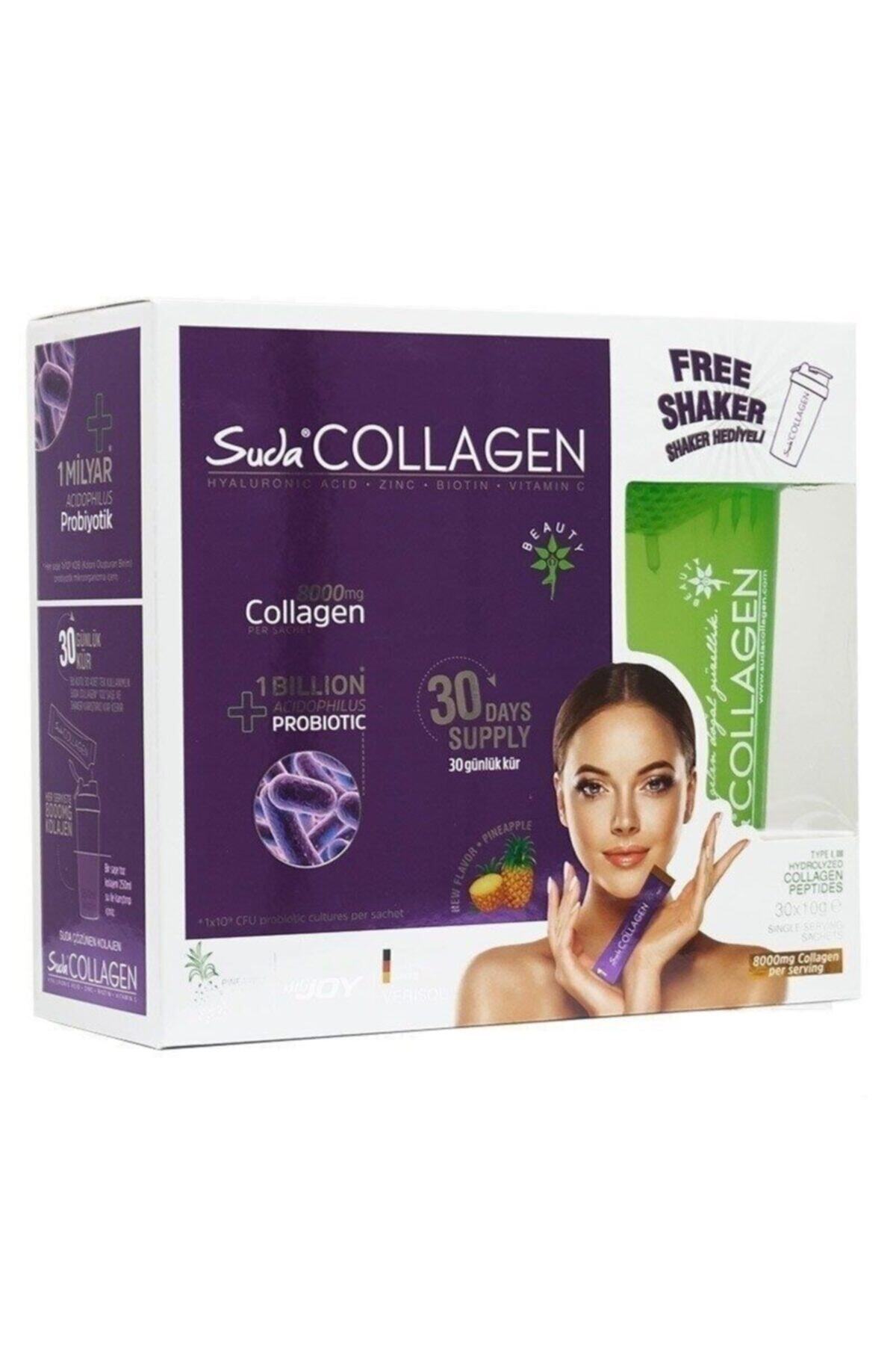 Bigjoy Vitamins Suda Collagen Ve Probiotic Pineapple Ananas Aromalı Takviye Edici Gıda 30 X 10 g