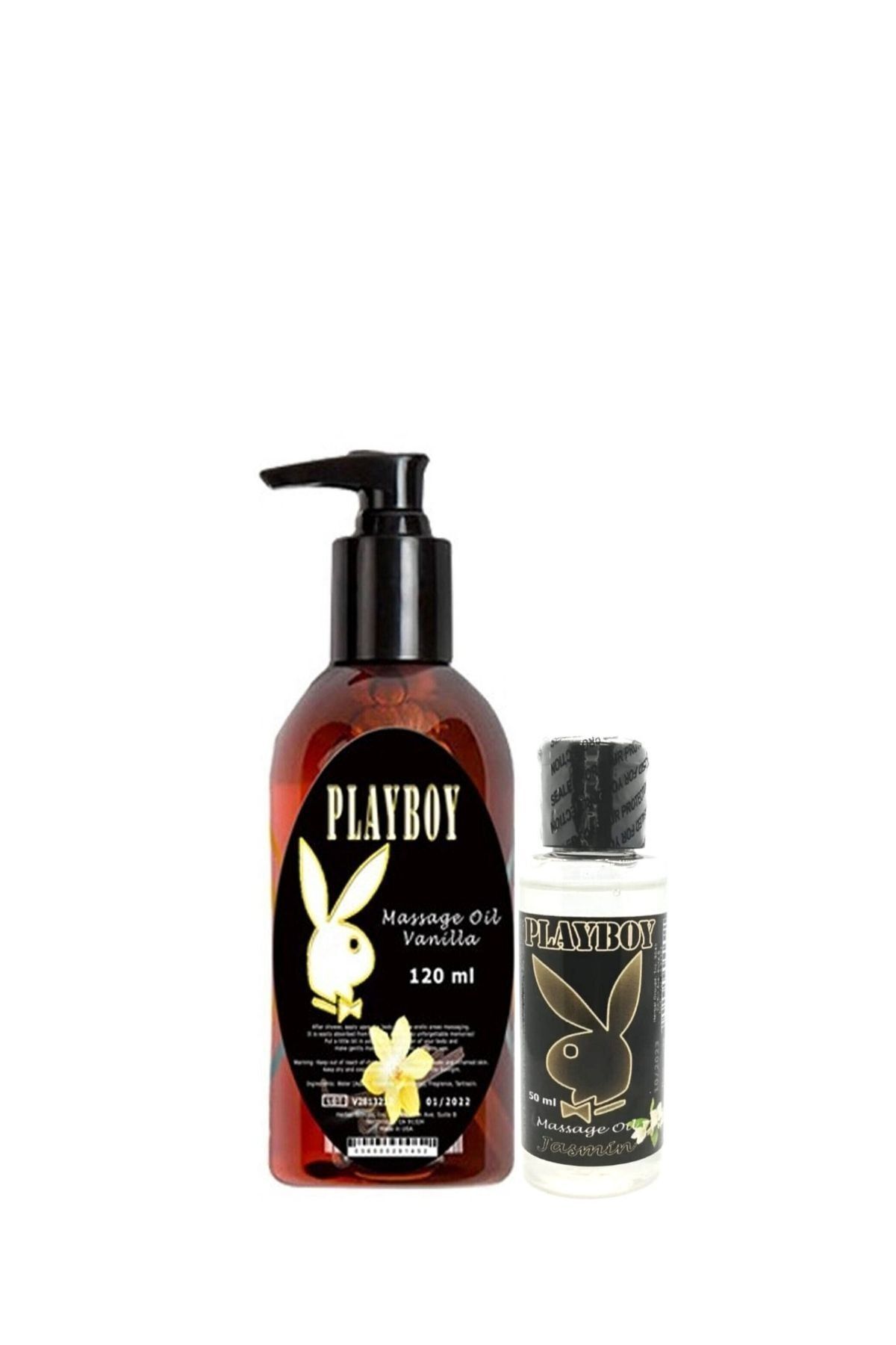 Playboy Aromaterapi Vanilya Massage Oil 120 ml Jasmin Aromalı Massage Vücut Masaj Yağı 50 ml