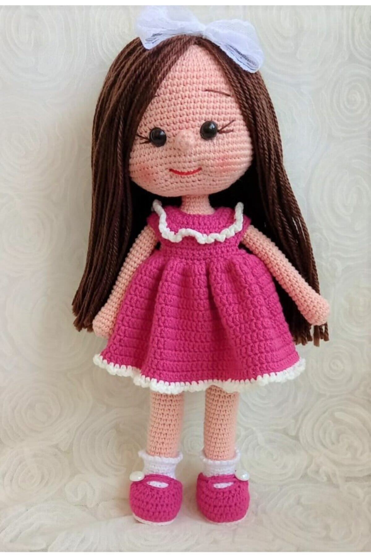 TOYSCİTY Fusya Aykız Bebek Organik Oyuncak