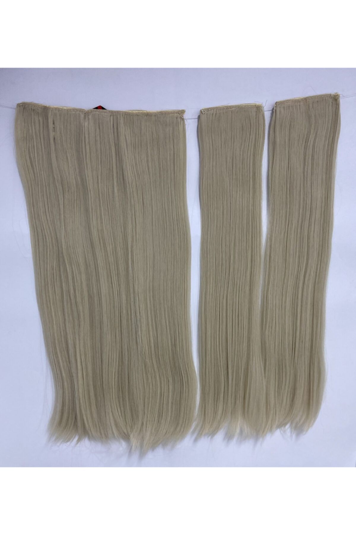 REMY HAİR Platin Düz 65 cm 190 gr Fiber Sentetik Çıt Çıt Renk No:60a