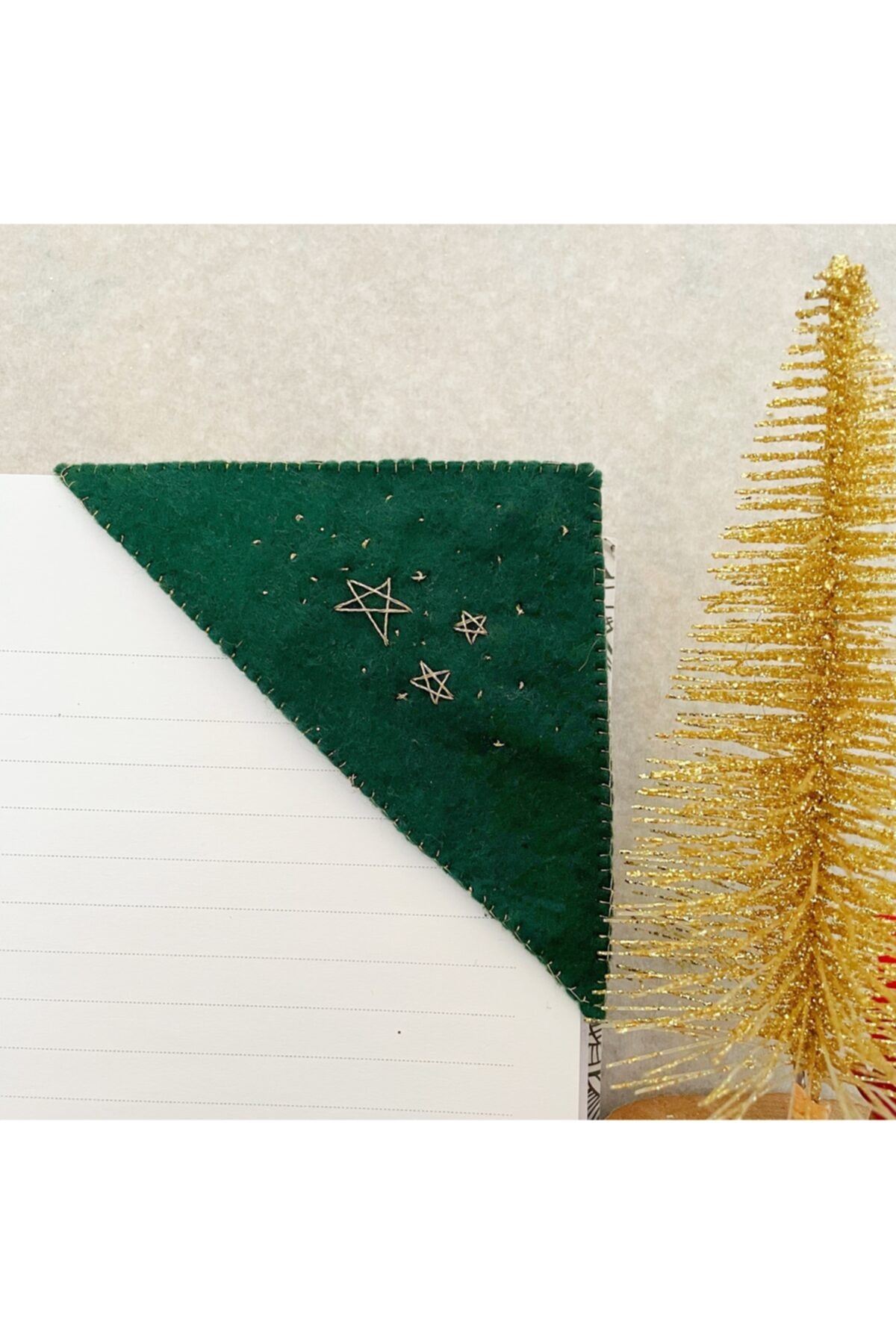 Müstesna Atölye Nakışlı Köşe Kitap Ayracı