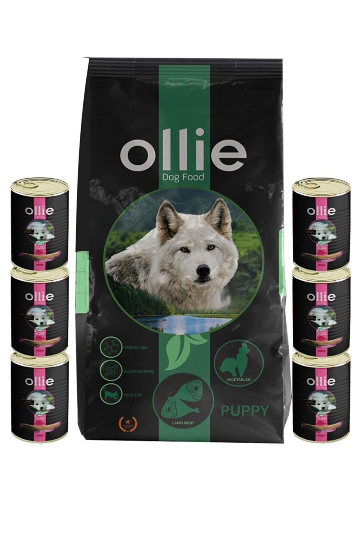 Ollie Kuzu Etli Yavru Köpek Maması 15kg