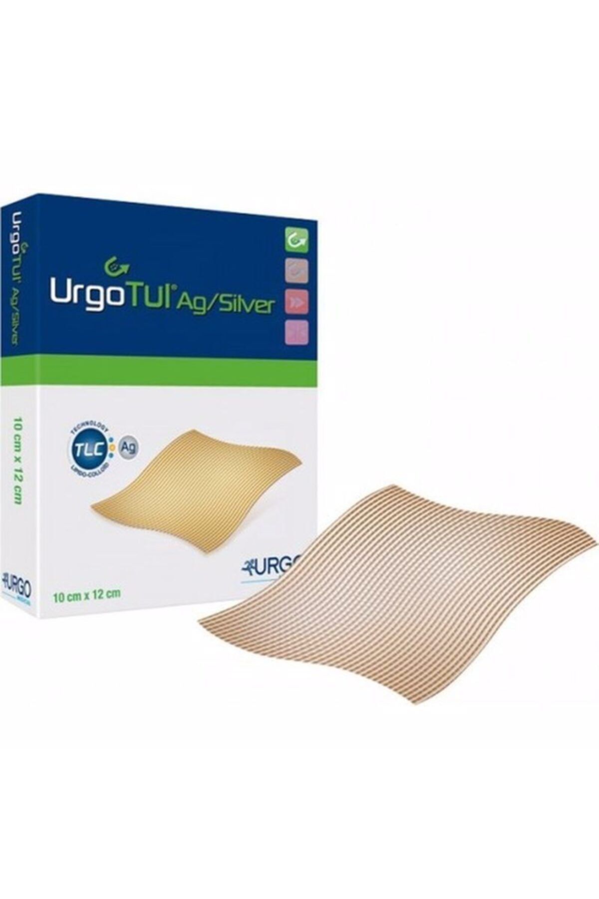 Urgo Tül Ag Silver Emici Yara Örtüsü X 5 Adet - 10 X 12 cm