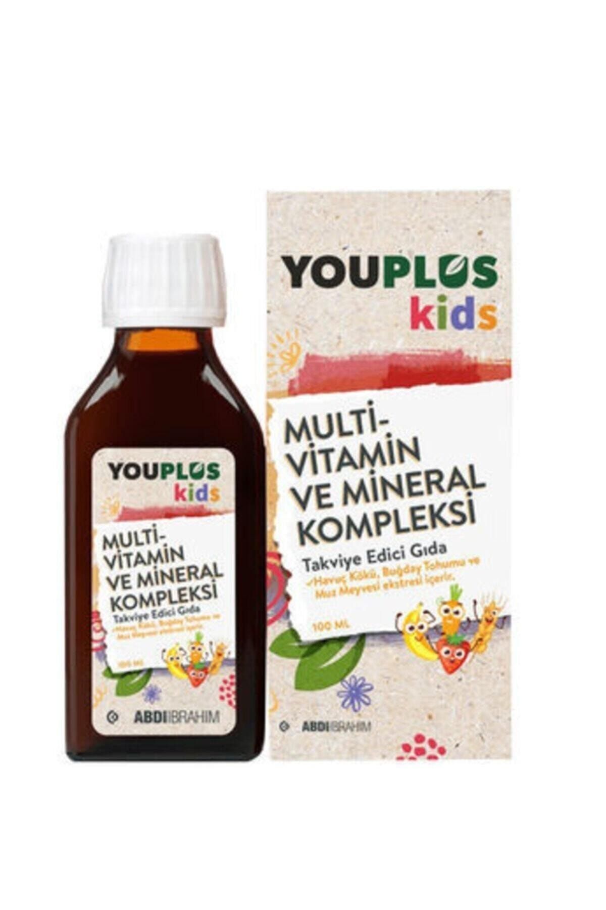 Youplus Kids Multivitamin Çilek Muz Şurup 100 ml