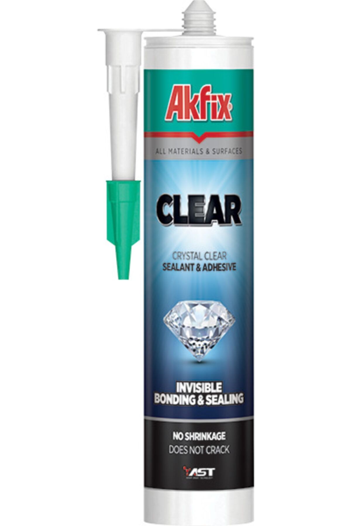 Akfix Clear Ast Polimer Şeffaf 290ml
