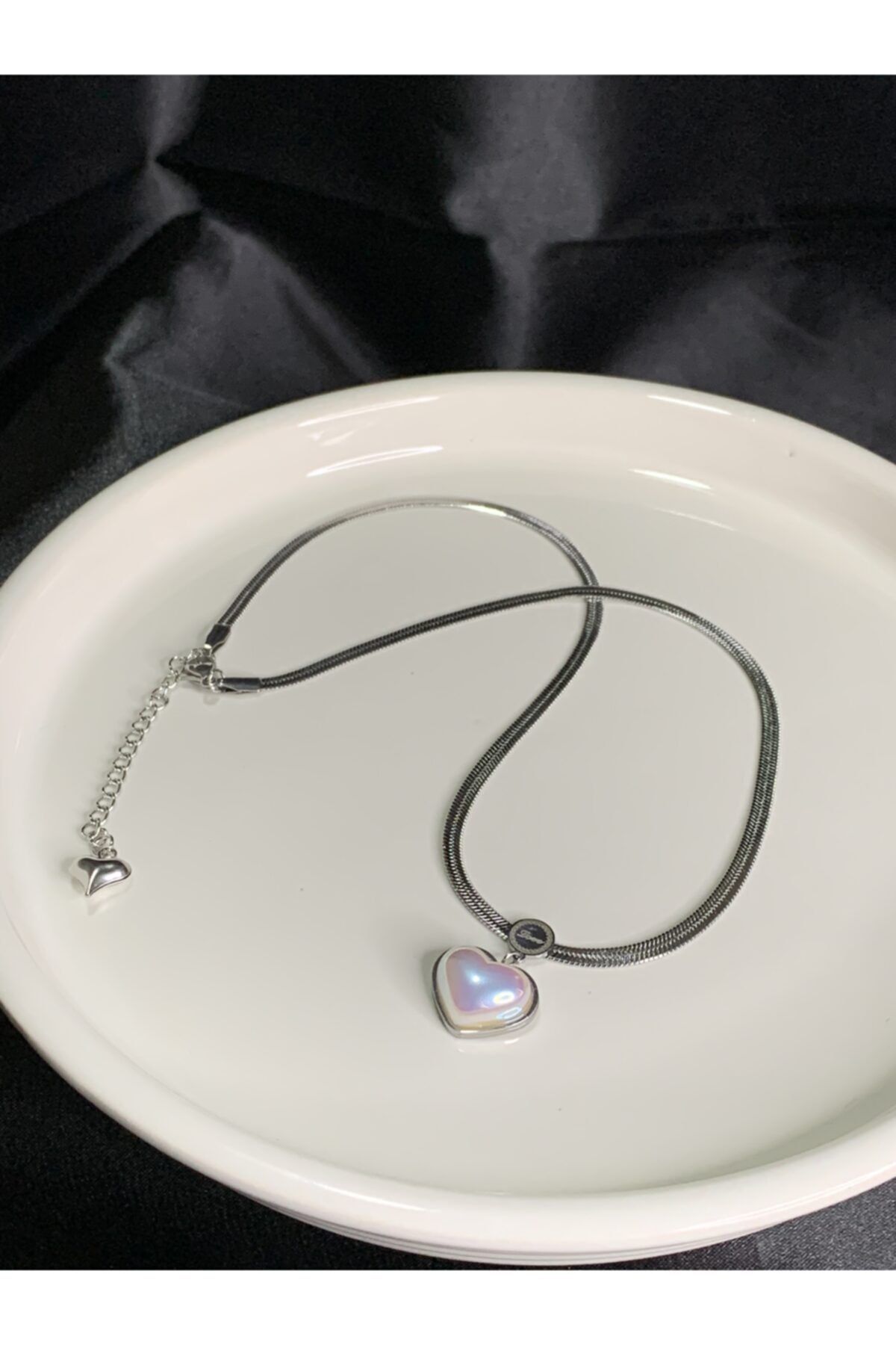 ARSLAN JEWELRY Çelik Italyan Zinciri Kalp Kolye