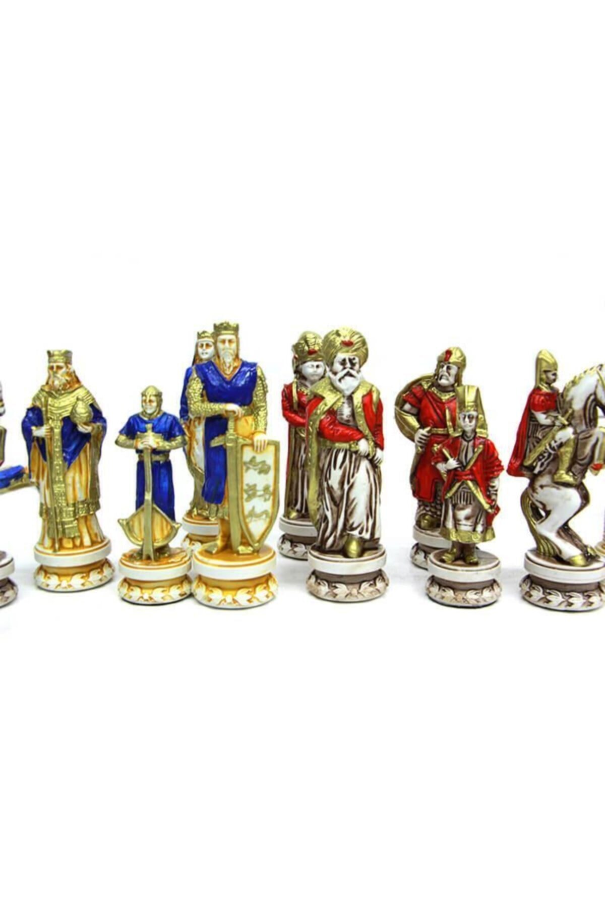 BULUTSHOP Satranç Taşı Polyester Ortaboy Osmanlı Haçlı Dekoratif Hediyelik