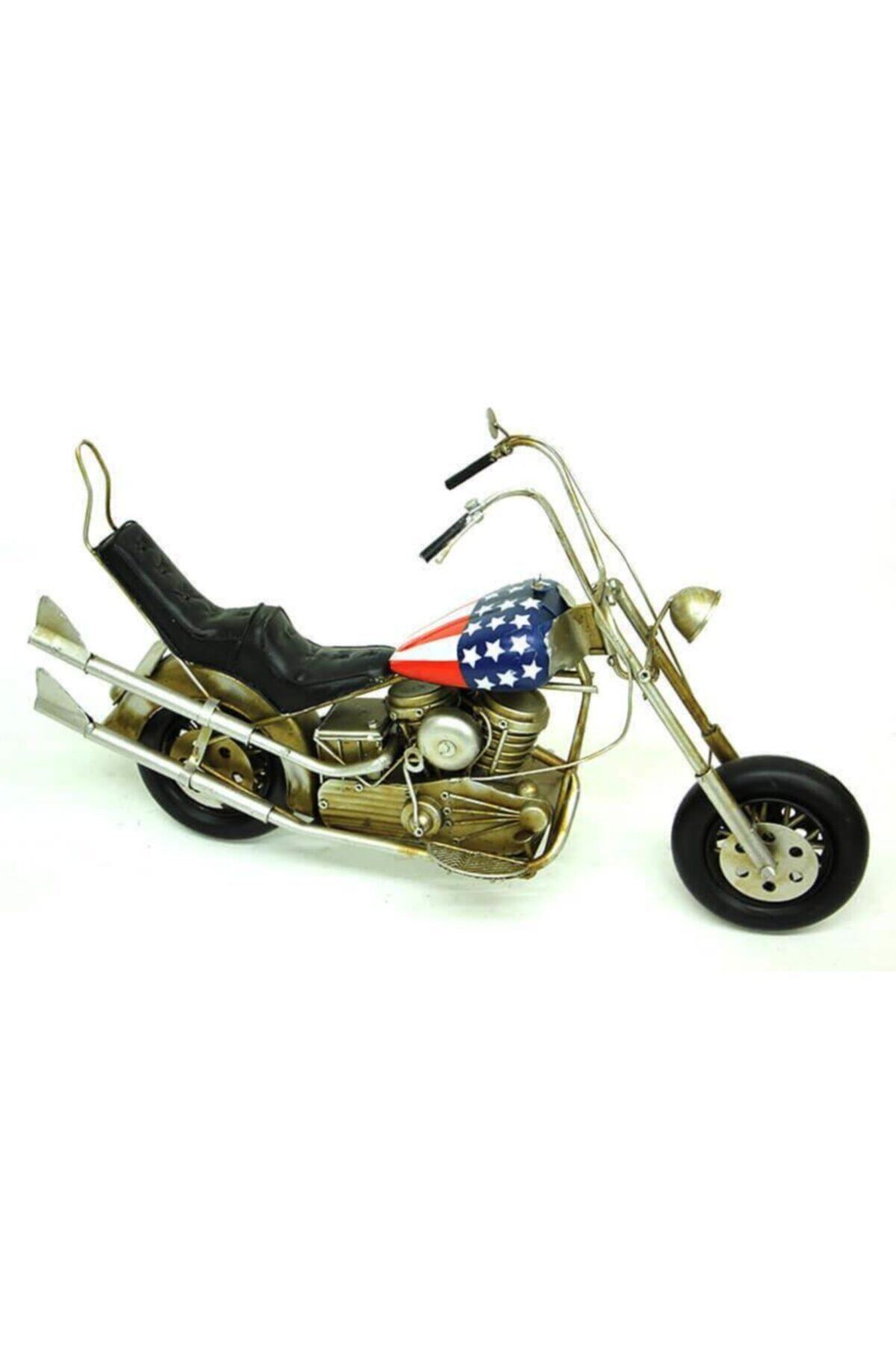 BULUTSHOP Dekoratif Metal Motosiklet Vintage Biblo Hediyelik