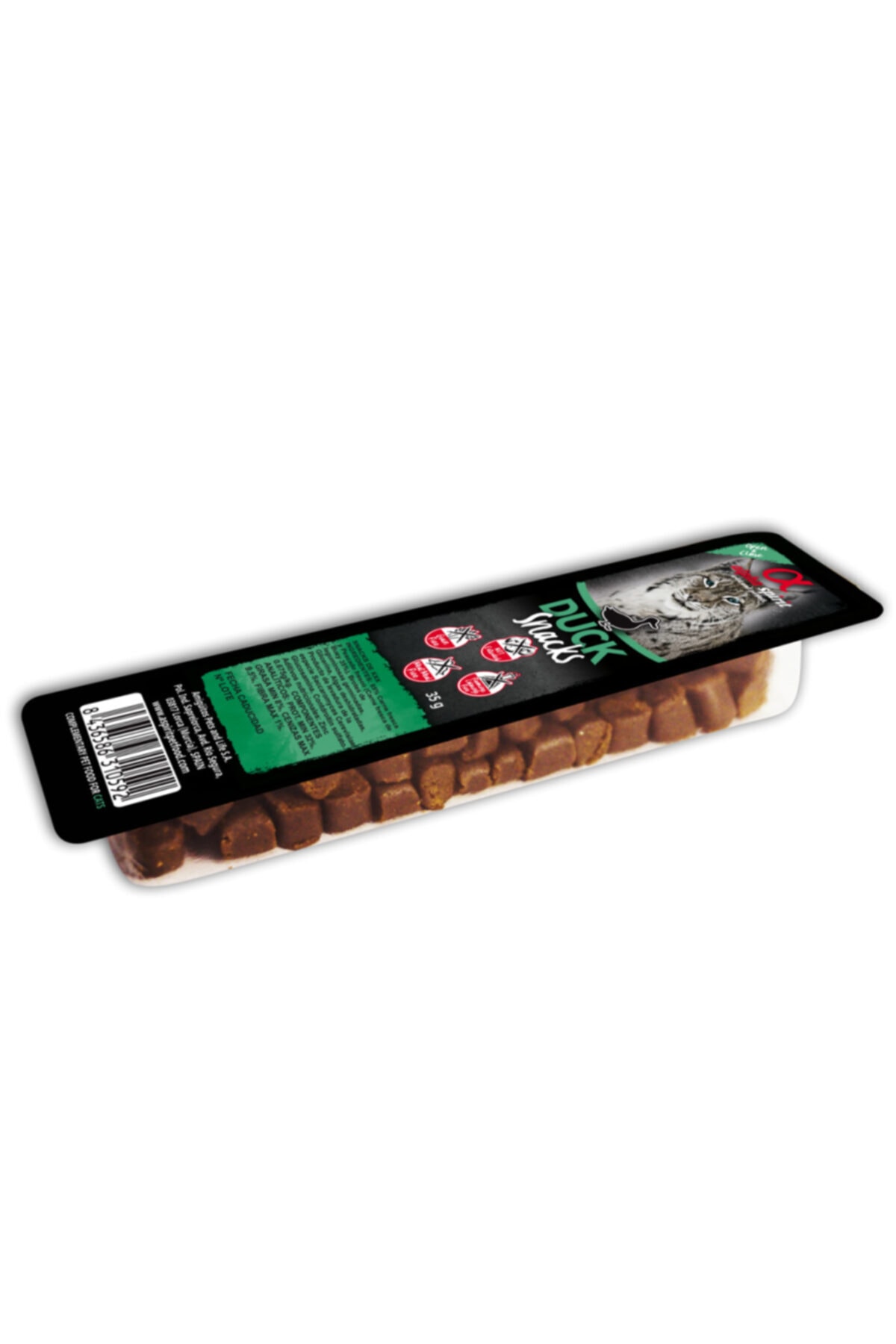 Alpha Spirit Cat Snack 35 gr Ördekli