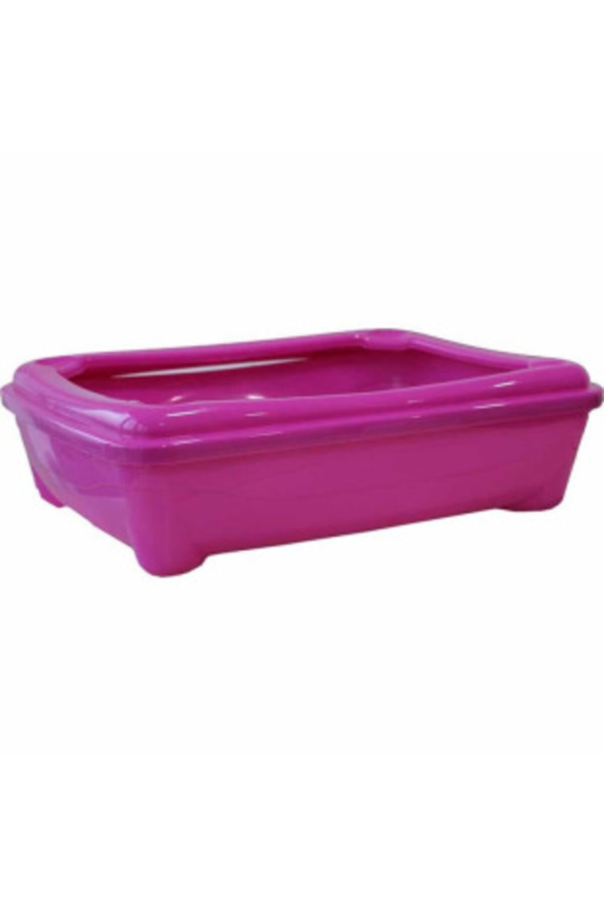 Pet Style Kitty Kürekli Açık Kedi Tuvaleti - Pembe