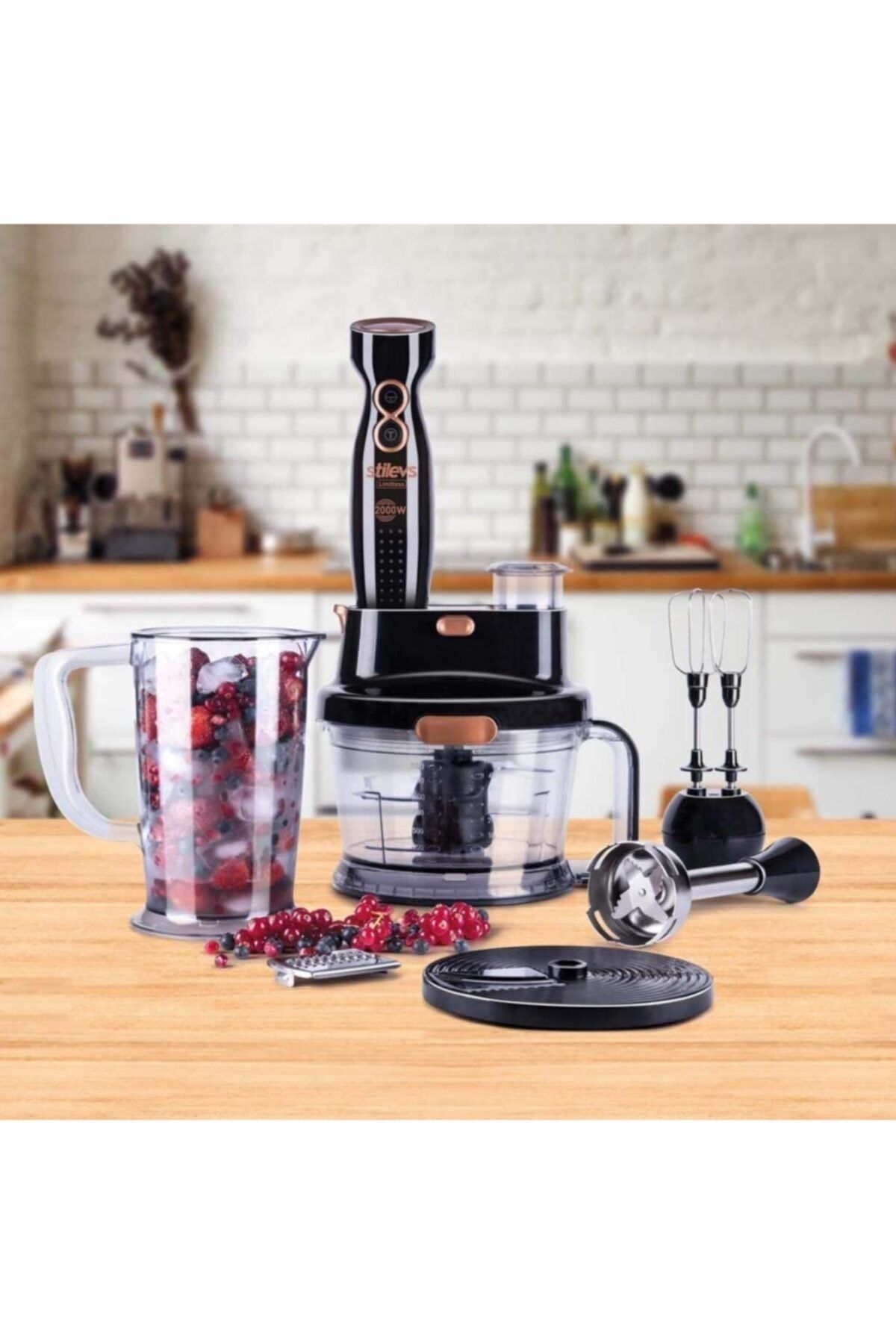 Stilevs Limitless Siyah 2000 W Blender Seti