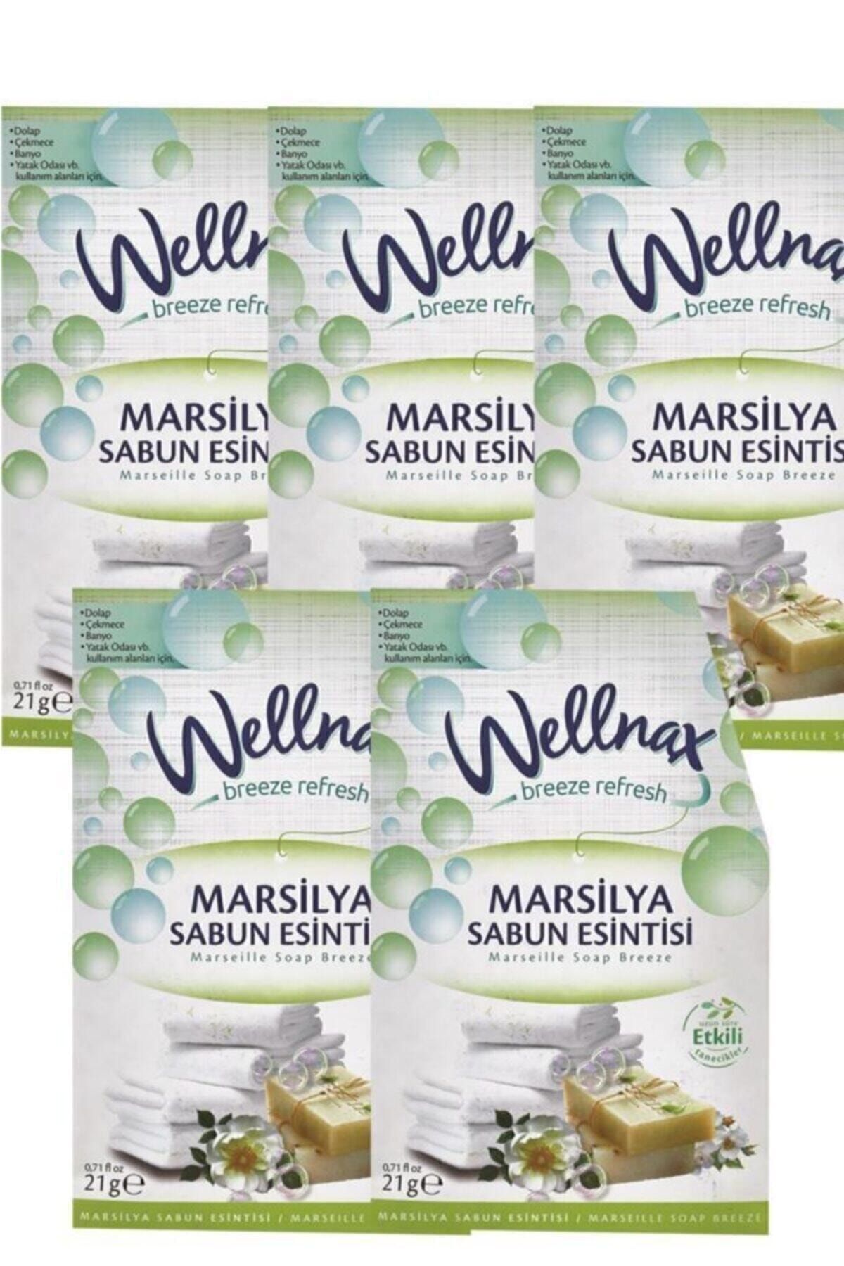 Wellnax Dolap Ve Çekmece Kokusu Marsilya Sabun Esinti Kesesi X5