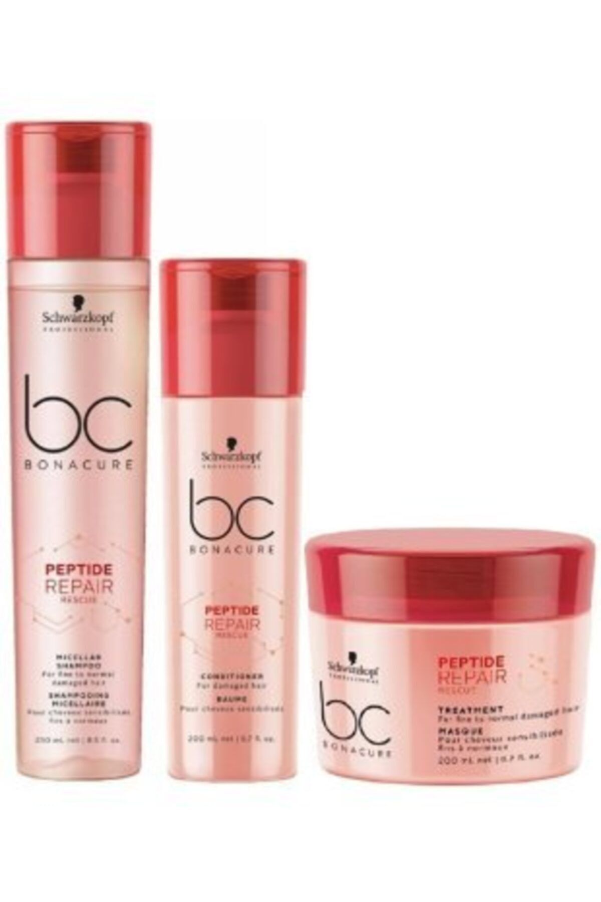 Schwarzkopf Keyonline  Bc Acil Kurtarma Micellar Şampuanı 250 ml  Maske 200 ml  Krem 200 ml