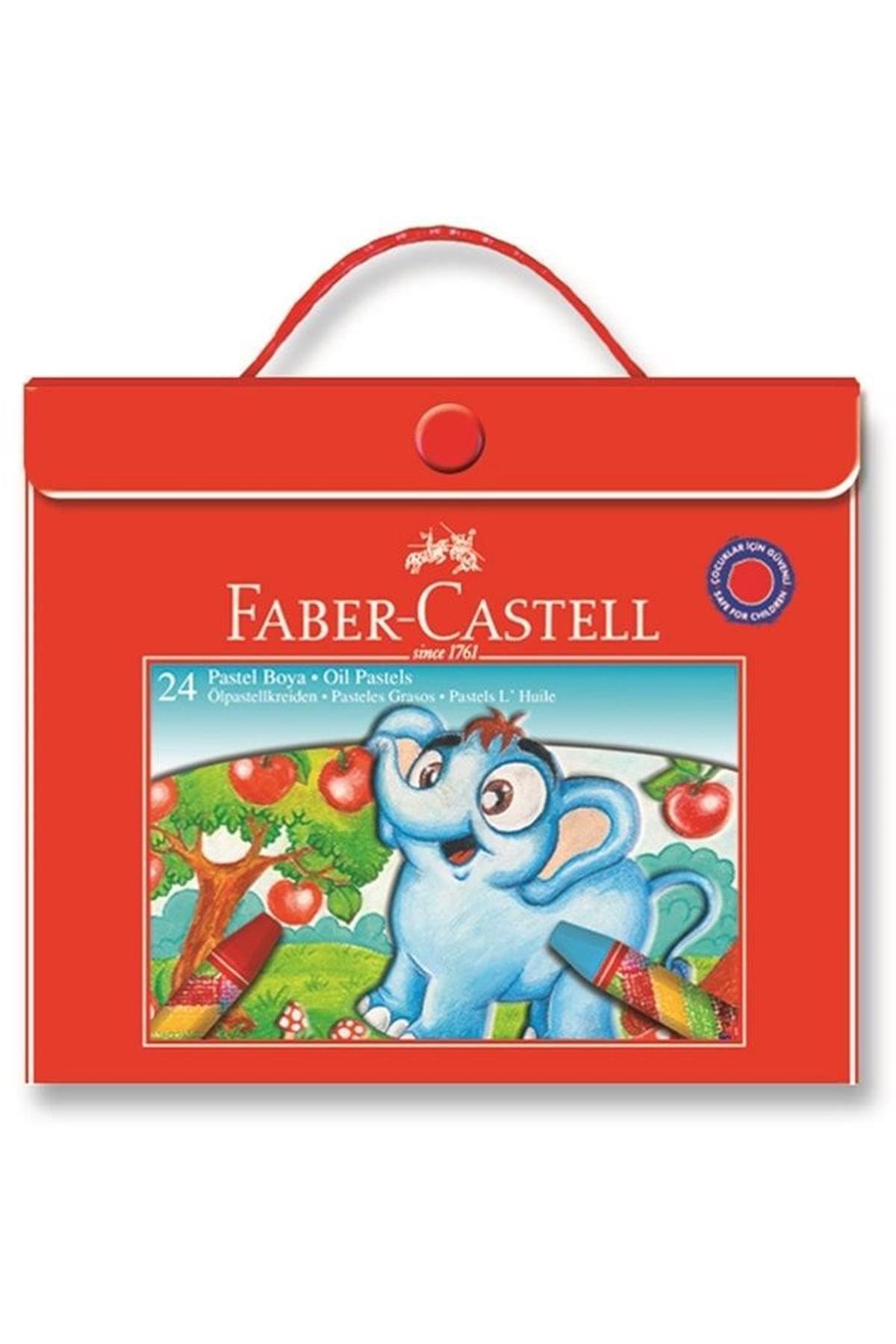 Faber Castell 24 Renk Çantalı Pastel Boya 125125