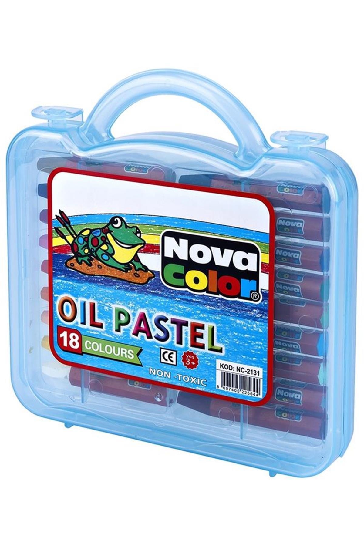 Nova Color 18 Renk Çantalı Pastel Boya Kalemi Nc-2131