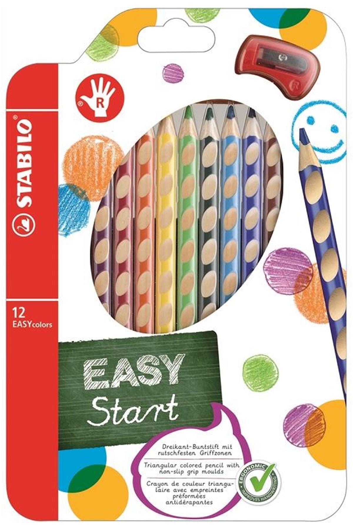 Stabilo 332/12 Easycolors Sağ El R 12 Renk Boya Kalemi 51006757