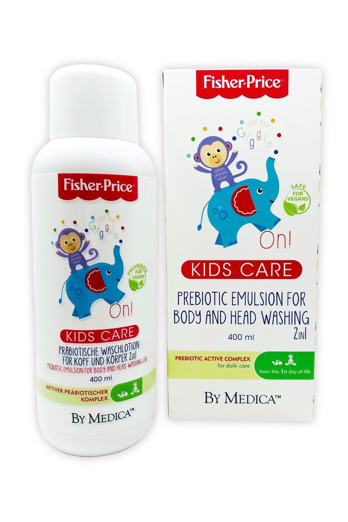FISHER PRICE Bebek Ve Çocuk Için 2 In 1 Saç Vücut Şampuanı - Body And Head Washing Emulsion 400 Ml