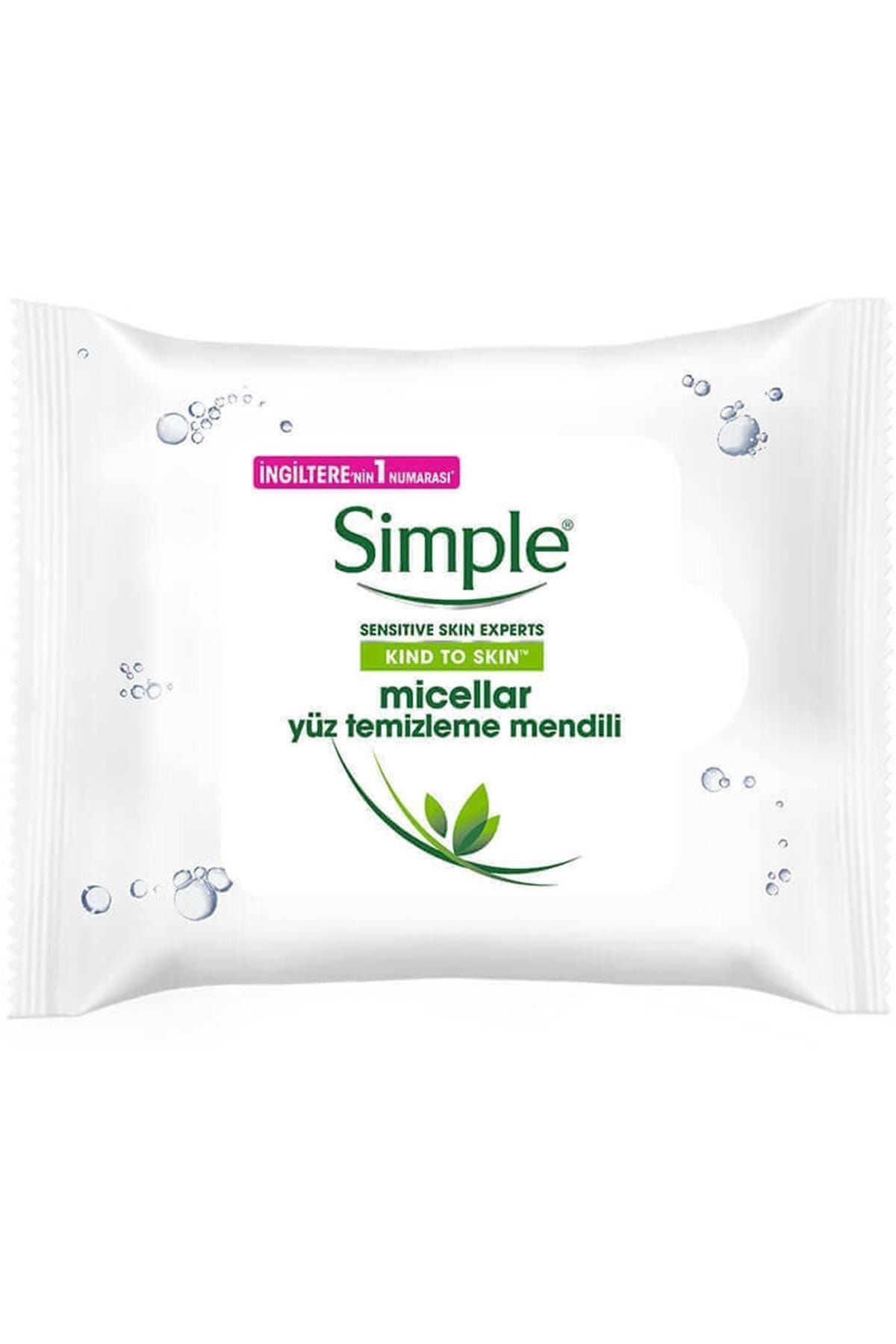 Simple Micellar Temizleme Mendili 25 Adet