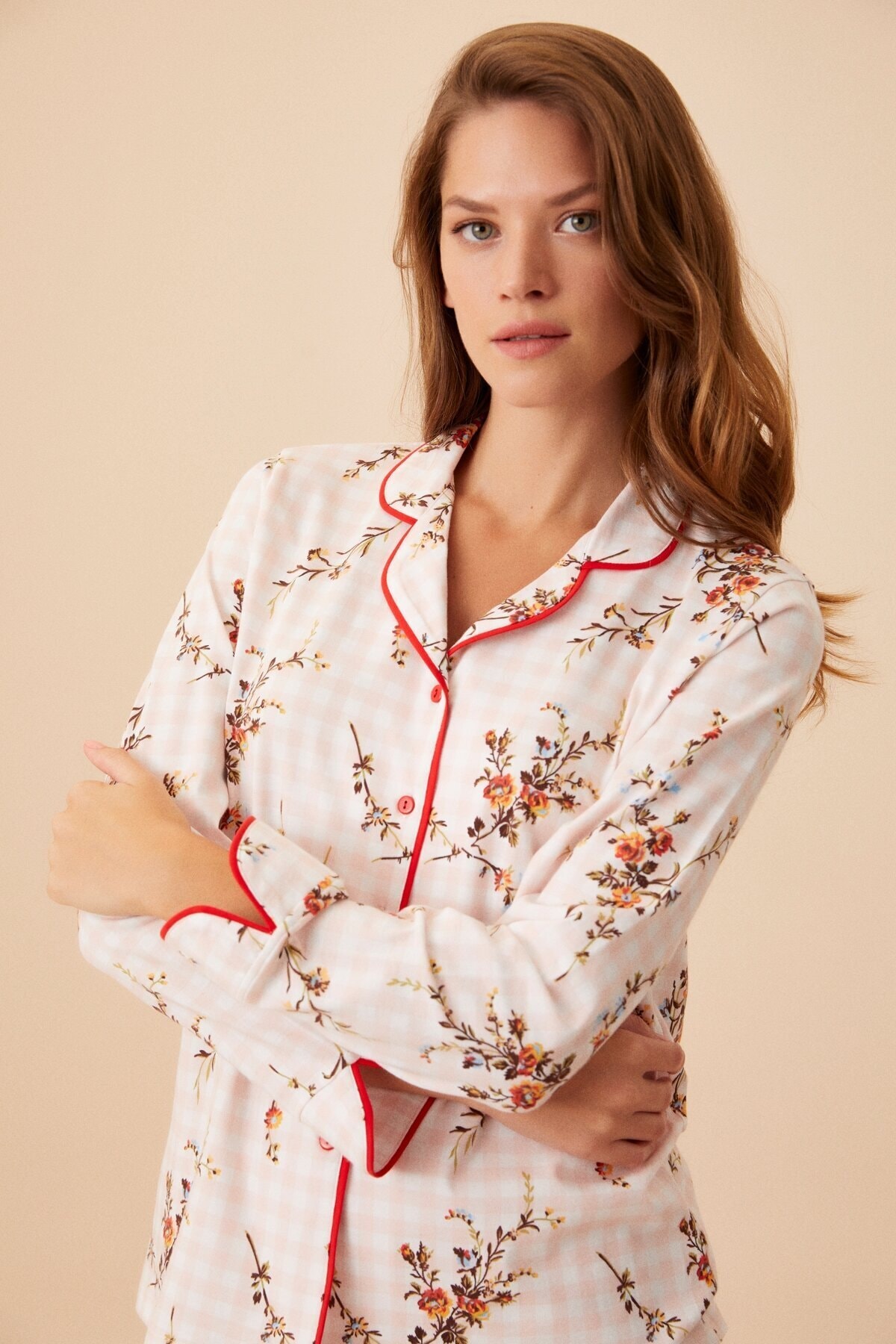 SUWEN Carolia Maskulen Pijama Takımı