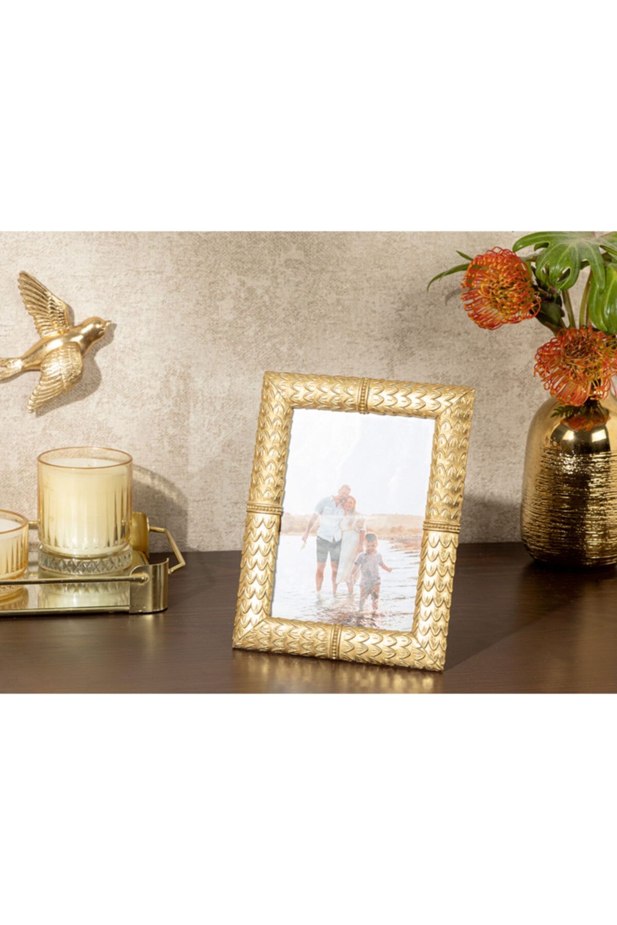 English Home Lukas Çerçeve 17.2x22.2x1.5 Cm Gold-yılbaşı Özel