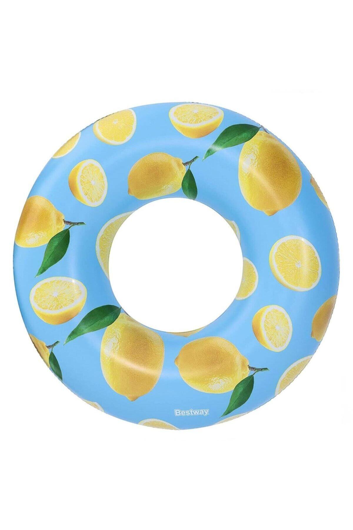 BESTWAY Limon Desenli Simit 119 cm 36229 K