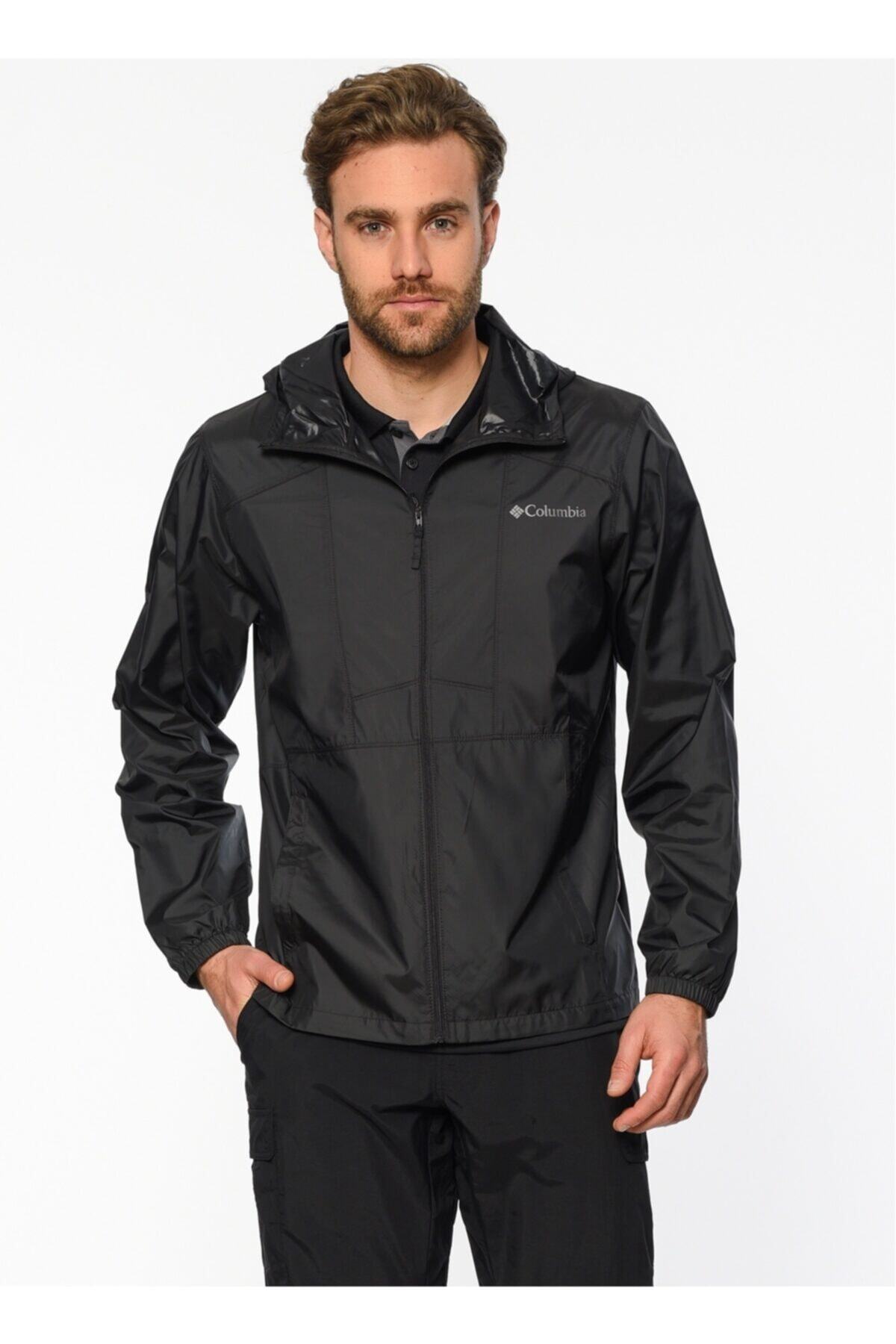 Columbia Siyah Flashback Yağmurluk
