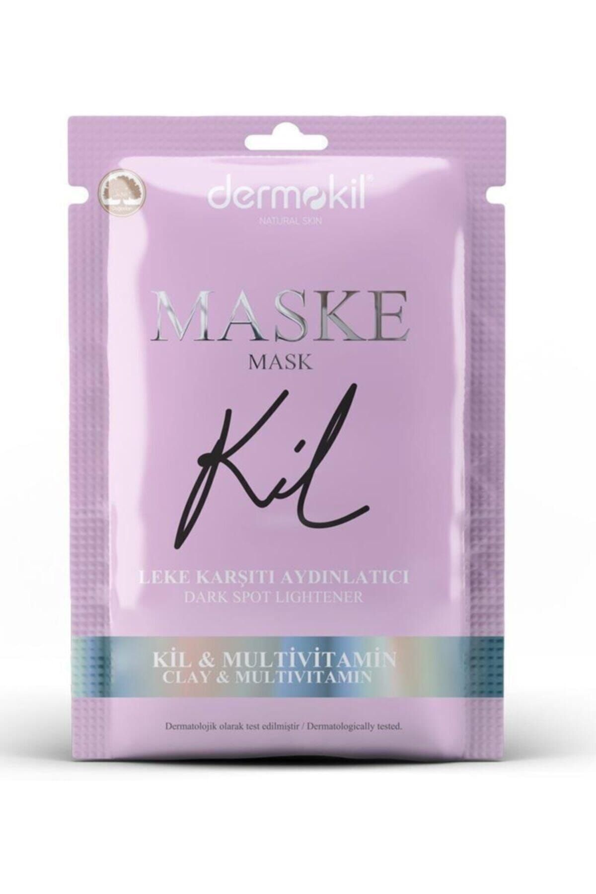 Dermokil Leke Karşıtı Aydınlatıcı Maske Kil Ve Multivitamin 15ml